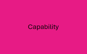 Capability